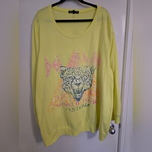 Torrid Def Leopard Sweatshirt 5x